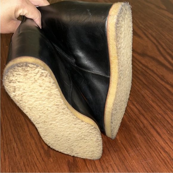 Chloe Moreen Leather Ankle Boots Size 37 - Picture 9 of 10